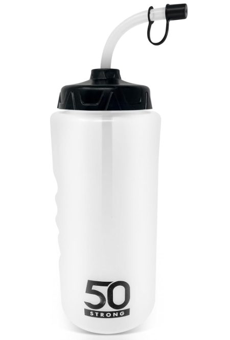 Long Straw Water Bottle 50 Strong - 1 LIter